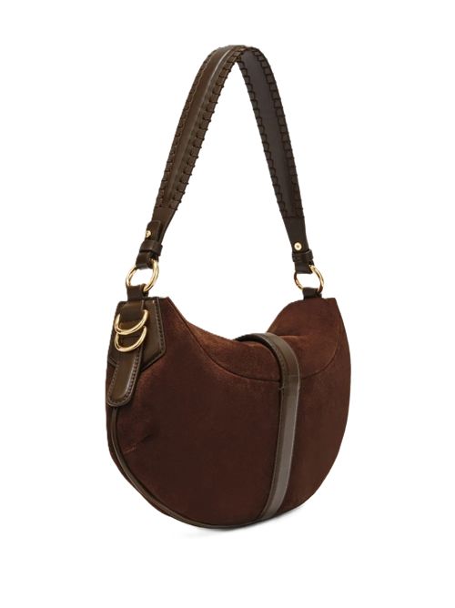 GANNIBorsa a spalla con placca logo Ganni | B2070052979 CHICORY COFFEE